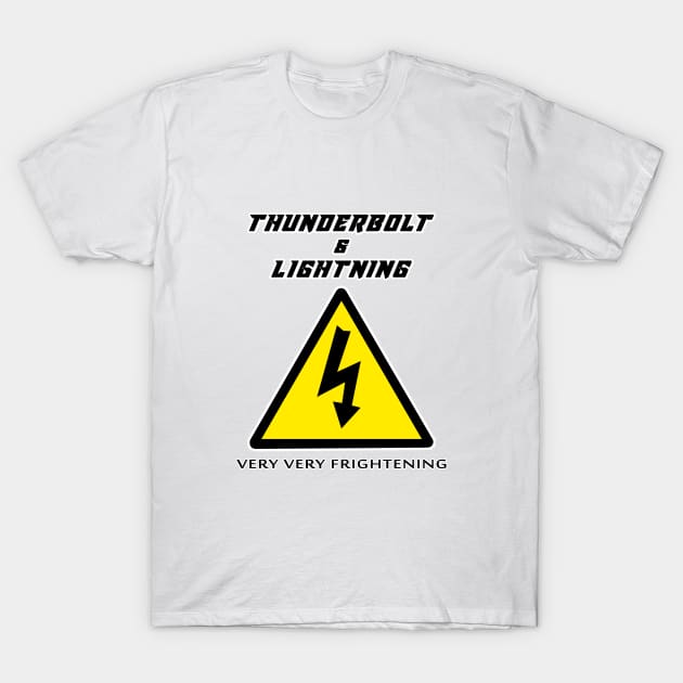 Thunderbolt and lightning t sale shirt
